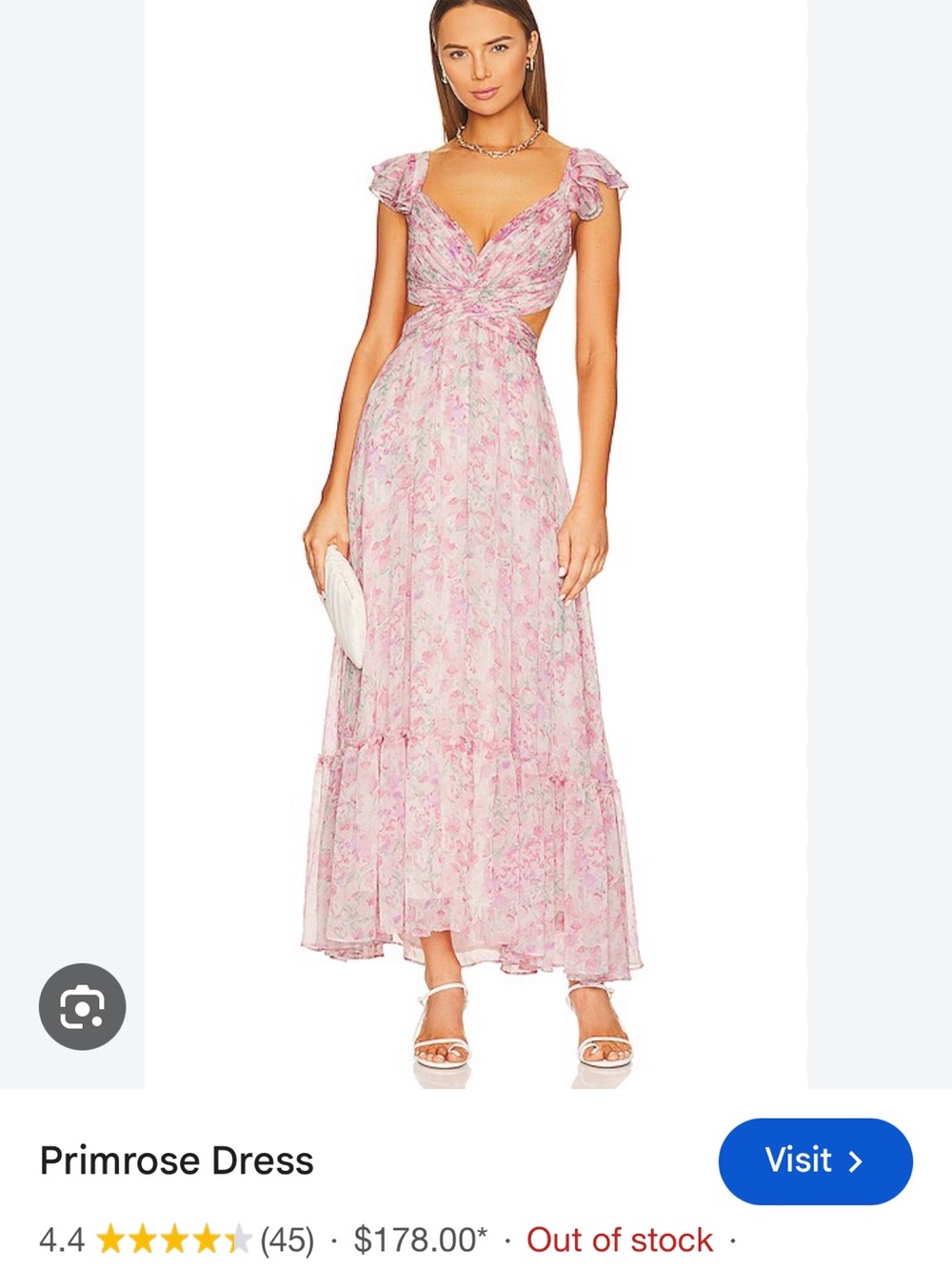 ASTR Primrose Pink Floral Maxi Dress